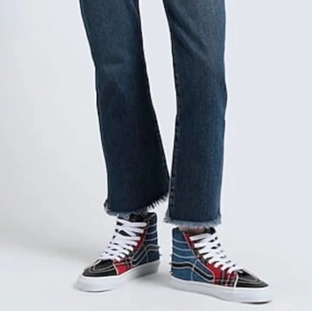 Vans SK8-HI Tartan Daze Multi Plaid Spike Sneakers Men's Size 7.5 Women's Size 9